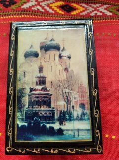 Шкатулка деревянная Сергиев Пасад