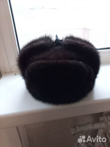 Норковая шапка мужская 57-58