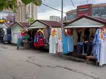 Уличная торговля,одежда, напитки, фрукты, 6 м²