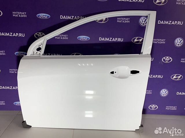 Дверь KIA RIO (2011-2017) передняя левая белая