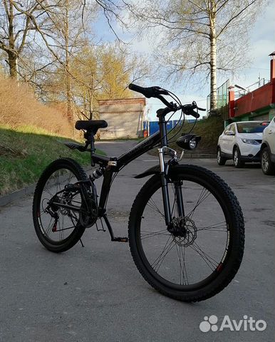 Велосипед складной двухподвес OK-14212S 26