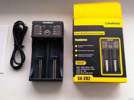 Зарядное устройство для 18650, AA, AAA и др