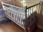 Кроватка детская деревянная объявление продам