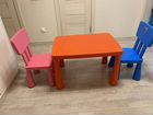 Детский стол и стулья. IKEA