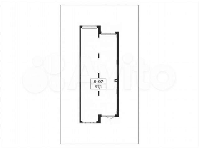 Аренда торговое помещение площадью 97.1 кв.м