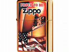 Зажигалка Zippo 24746 Mazzi Proud To Be Zippo нов