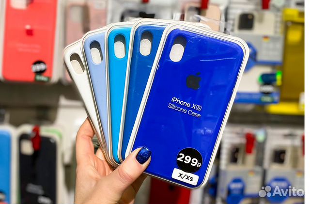 Чехол Silicone Case iPhone X/XS (34 цвета)