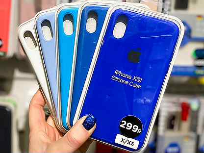 Чехол Silicone Case iPhone X/XS (34 цвета)