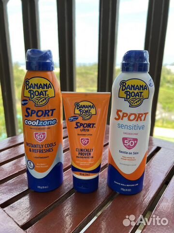 Солнцезащитный крем и спрей spf 50 Banana boat
