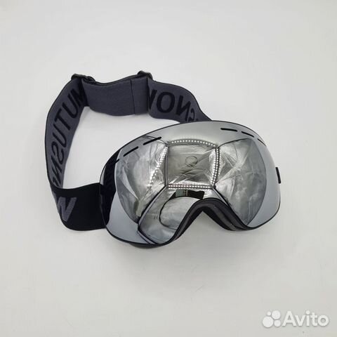 Очки горнолыжные, сноуборд, Зеркальные