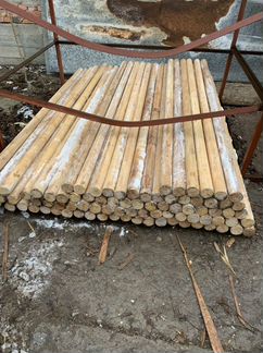 Столбы - стойки для забора деревянные