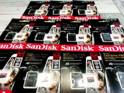 Карта памяти Microsd SanDisk Extreme pro 128 гб