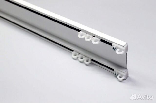 Карниз профильный алюминиевый двухрядный