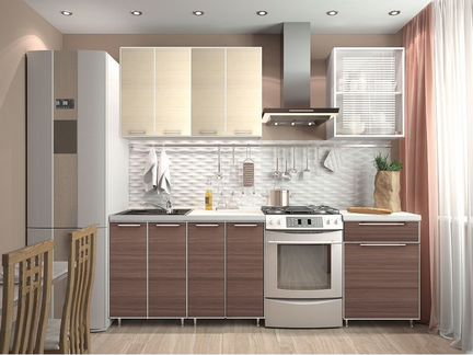 Кухонный гарнитур Радуга 1,8м. Доставка бесплатно