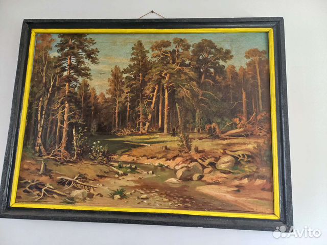 Картина маслом на холсте старинная купить в Беслане | Хобби и отдых | Авито