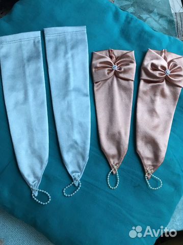 Перчатки детские атласные