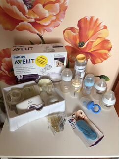 Молокоотсос Avent электрический бутылочка medela