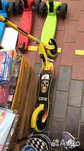 Самокат детский новый
