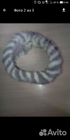 Норковая повязка на голову