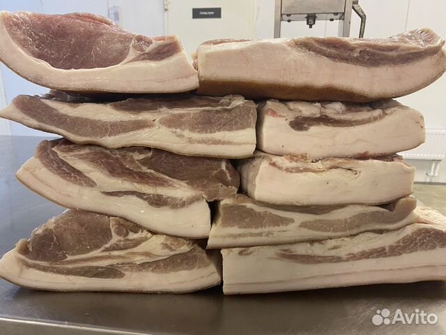 Сало солёное с чесноком