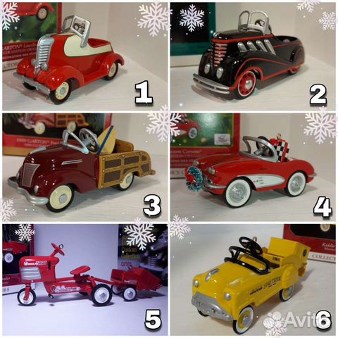 Елочные игрушки Kiddie car hallmark купить в Екатеринбурге | Хобби и ...