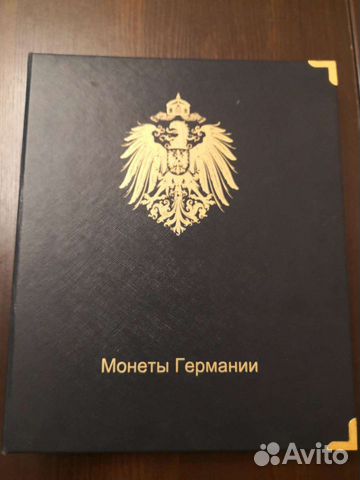 Подборка монет Германии в коллекционное альбоме