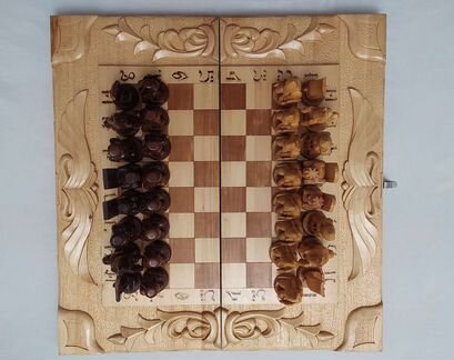 Нарды шахматы, ручной работы