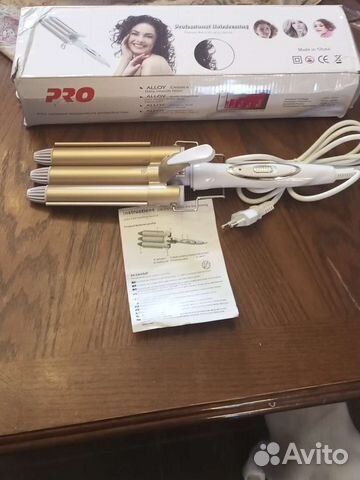 Щипцы плойка для завивки волос новые