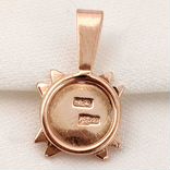 Золотая подвеска алмазная грань 583 проба СССР