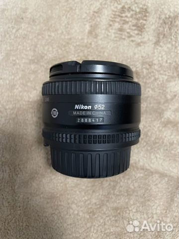 Объектив nikon 50mm f 1 8d