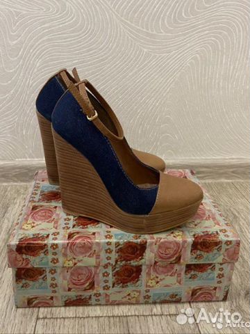 Туфли на танкетке женские 36 размер