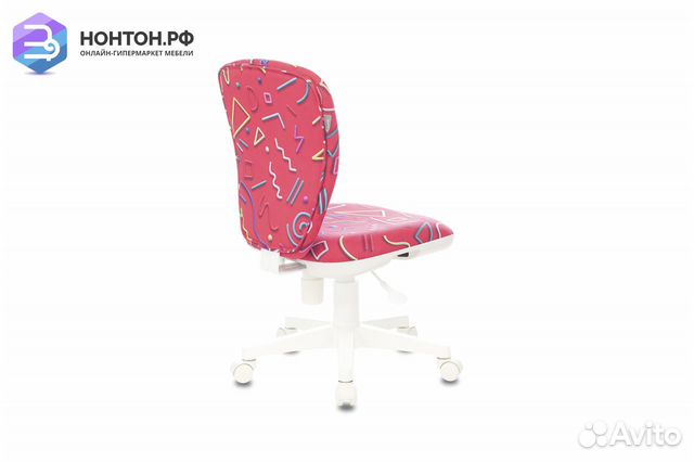 Кресло детское Бюрократ KD-W10 розовое