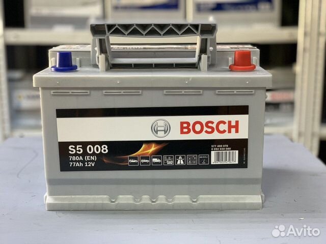 Аккумулятор 77 Ач Bosch S5 008