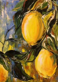 Картины маслом, натюрморты с фруктами