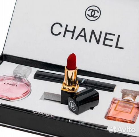 Подарочный набор косметики chanel 6в1 5в1