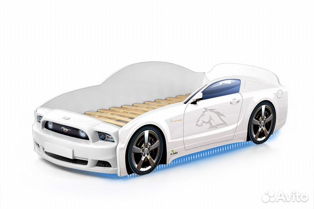 Кровать машина Мустанг plus