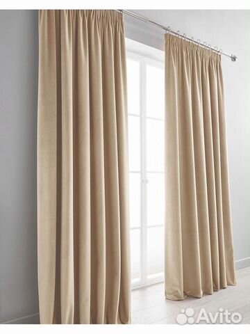 Шторы бархатные