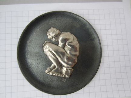 Настольная медаль.Скульптура