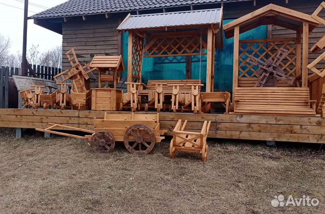 Садовые изделия из дерева