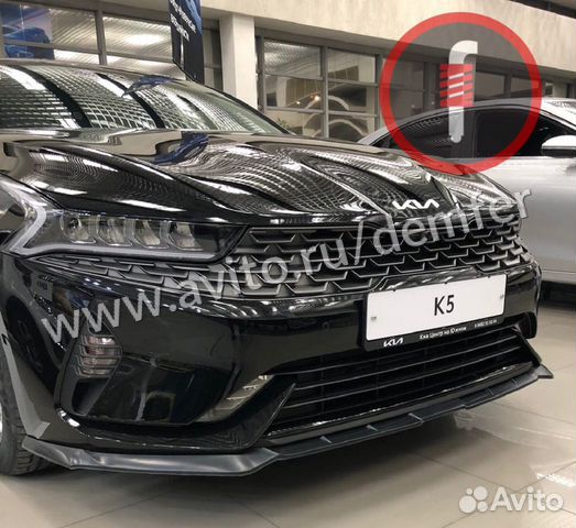 Сплиттер переднего бампера Kia K5 (2020-2022)