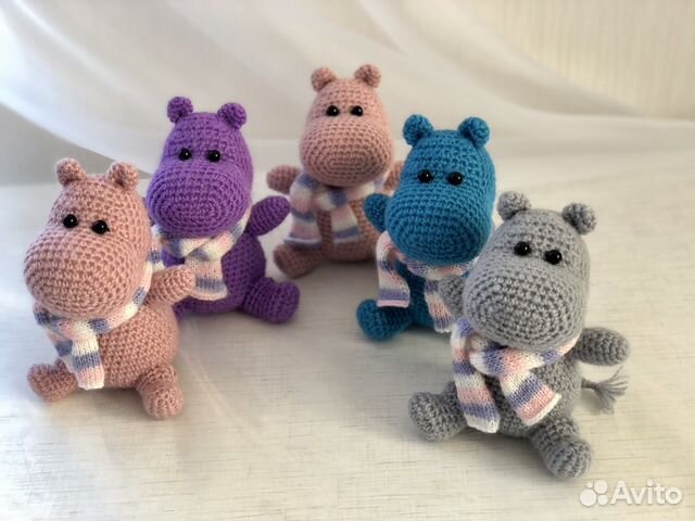 Вязаный бегемот