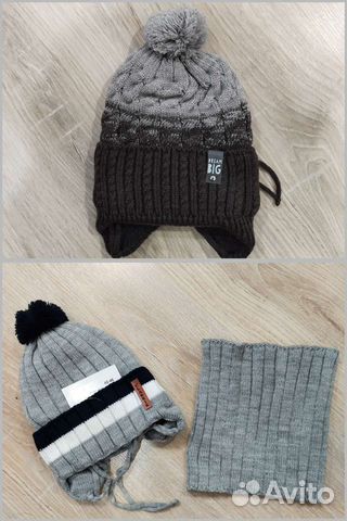 Комплект шапка шарф на мальчика