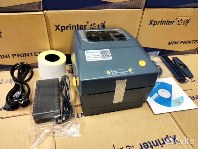 Принтер этикеток Xprinter XP-460B Термопринтер