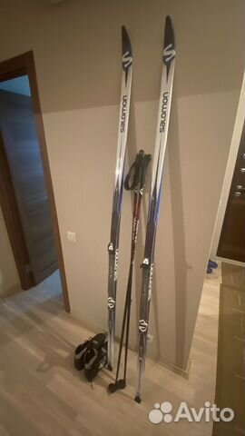 Беговые лыжи Salomon Escape 5 Grip палки ботинки