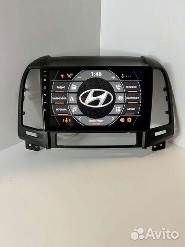 Магнитола Hyundai santa fe 2 Android