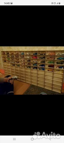 Полка гараж для 100 машинок Hot Wheels