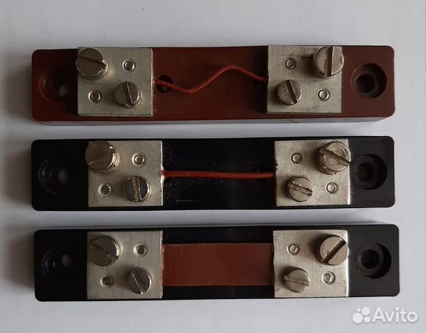Шунты СССР на 5, 10 и 30 ампер 75mv