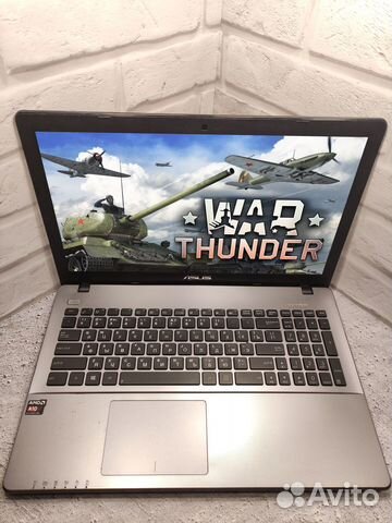 Отличный Asus 4 ядра/SSD/AMD/8GB Озу/карта 2Гб