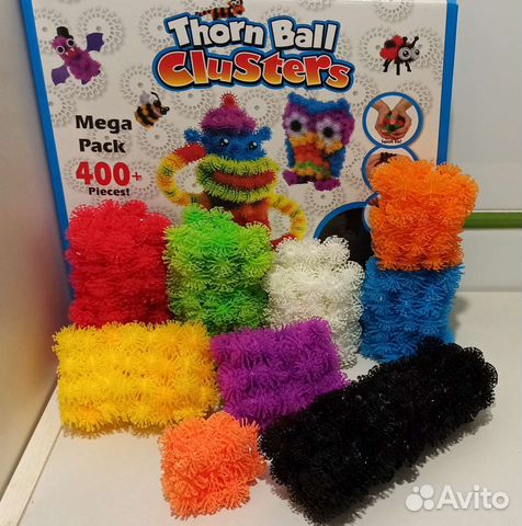 Конструктор липучка репейник Clustets (банчемс)