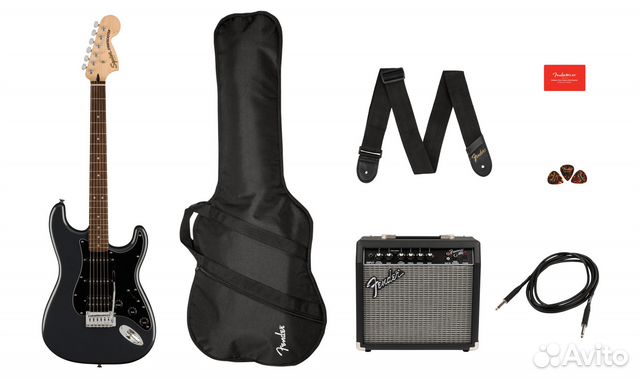 Комплект fender squier Affinity Stratocaster HSS P